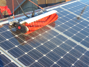 Reinigungsbürste für PV-Anlagen